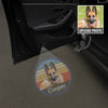 Custom Dog Photo With Vintage Retro Style Car Door Projector Light HO82 894360