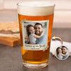Custom Photo Father Of the Bride Or Groom Vintage Beer Glass - Gift For Dad, Father's Day HO82 902316