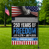 Custom Family Name 250 Years Of Freedom 1776-2026 Garden Flag LM32 895371