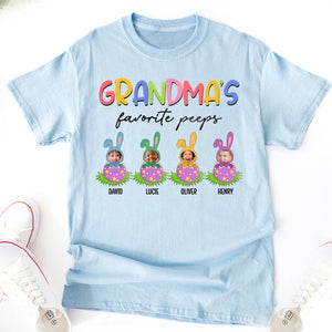 Nana Grandma Favorite Peeps Bright Shirt Personalized Gift For Mother's Day HO82 893564