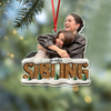 Custom Funny Photo Bestie Photo Christmas Tree Acrylic Ornament LM32 895953