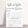 Set of 12 Graduation Wishes and Advice Card for Graduation Party - Graduation gift HA75 921240