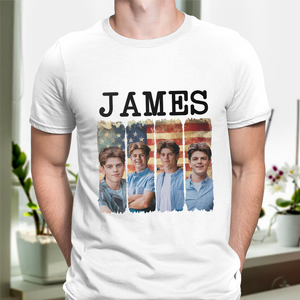 Custom Photo Stars & Stripes With America Flag Bright Shirt TH10 892973