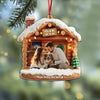 Custom Photo You & Me And The Dog - Personalized 3D Effect Acrylic Ornament LM32 895959