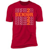 GeckoCustom #680205 Senior 2022 Basketball Sweatshirt Premium Tee / Red / X-Small