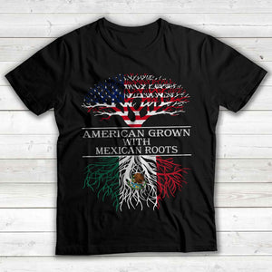 GeckoCustom American Grown with Mexican Roots America Shirt, K228 HN590