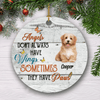 GeckoCustom Angels Don't Always Have Wings Sometimes They Have Paws , Custom Dog Photo, Personalized Gift For Dog LoversSG02 Pack 5 - 35% OFF / 2.75" tall - 0.125" thick