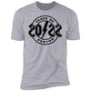 GeckoCustom class of 2022 rock style senior White Senior Premium Tee / Heather Grey / X-Small