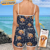 GeckoCustom Custom Dog Photo Sleeveless Romper K228 888994