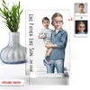 GeckoCustom Custom Face Photo Like Father Like Son Family Acrylic Plaque N369 HN590