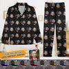 GeckoCustom Custom Face Photo Thin Line Flag Thin Blue Line Pajamas N369 HN590