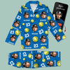 GeckoCustom Custom Face Photo With Softball Pajamas Christmas T286 HN590 For Kid / Combo Shirt And Pants (Favorite) / 3XS