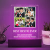 GeckoCustom Custom Photo Bestie Ever Graduation Acrylic Plaque With LED Night Light K228 HN590