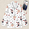 GeckoCustom Custom Photo Couple For Valentine Pajamas K228 HN590