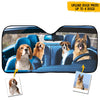 GeckoCustom Custom Photo Dog Cat Car Sunshade N369 HN590