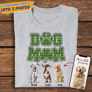 GeckoCustom Custom Photo Dog Mom Shirt K228 HN590