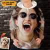 GeckoCustom Custom Photo Human Face Pullover Hoodie Shirt N369 HN590
