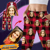 GeckoCustom Custom Photo Portrait Face With Christmas Accesories Pajamas N369 HN590