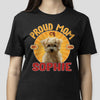 GeckoCustom Custom Photo Proud Mom And Dad For Dog Lover N304 889123 Women Tee / Black Color / S