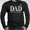 GeckoCustom Dad Custom Kids Names Personalized Custom Father's Day Shirt H319