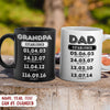 GeckoCustom Dad Established Family Coffee Mug, HN590