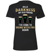 GeckoCustom irish darkness front shamrock Women Tee / Black / X-Small