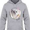 GeckoCustom Dog Cat Face Photo Shirt, Custom Dog Photo Light Color T Shirt SG02 Pullover Hoodie / Sport Grey Colour / S