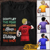GeckoCustom Don't Let The Fear Keep You From Taking The Shot Soccer Shirt Premium Tee / P Black / S