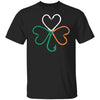 GeckoCustom Fishing Hook Irish Shamrock St Patrick Shirt Basic Tee / Black / S