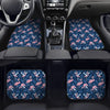 GeckoCustom Flamingo Texture Car mats HN590 Font and Back Set