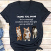 GeckoCustom Goodness Knows Personalized Dog Cat Pet Photo Shirt C284 Women V-neck / V Black / S