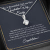 GeckoCustom Graduation Day Personalized Message Card Necklace C192 Alluring Beauty
