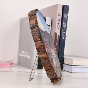 GeckoCustom Happy Camper, Custom Name Photo On Wood,SG02