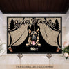 GeckoCustom Happy Camper Doormat, Dog Lover Gift, Camping Gift, Pawprints Doormat HN590