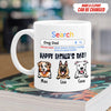 GeckoCustom Happy Father's Day Dog Dad Search Dog Coffee Mug, HN590