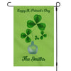 GeckoCustom Happy St Patricks Day Custom Garden Flag C155 12"x18"