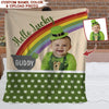 GeckoCustom Hello Lucky Shamrock St.Patricks Day Blanket HN590