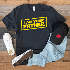 GeckoCustom I Am Your Father Personalized Custom Father's Day Shirt H365 Premium Tee (Favorite) / P Black / S