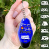 GeckoCustom I Love You More Than You Love Camping Keychain, Camping Gift, Custom Rv Camping HN590 1 Piece / 3"H x 1.5"W