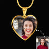 GeckoCustom I Will Always Love You Custom Heart Necklace Luxury Necklace (Gold)