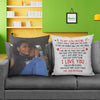 GeckoCustom I Wish I Could Turn Back The Clock Couple Throw Pillow HN590