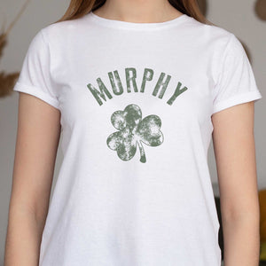 GeckoCustom Irish Vintage Green Shamrock Distressed Custom Sweatshirt