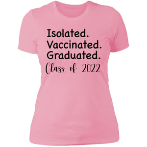 GeckoCustom isolated graduated White Senior Women Tee / Light Pink / X-Small