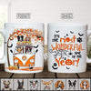 GeckoCustom It's The Most Wonderful Time Dog Mug, Custom Dog Lover Gift, Halloween Gift, HN590