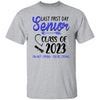 GeckoCustom Last First Day Senior Class of 2023 Not Crying You're Crying Shirt Unisex Tee / Sport Grey / S