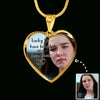 GeckoCustom Lucky To Have Found You Custom Heart Necklace Luxury Necklace (Gold)