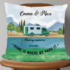 GeckoCustom Making Memories Home Is Where We Park It, Custom Pillows,SG02