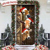 GeckoCustom Merry Christmas Dog Door Cover HN590 36 x 80 Inches