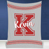 GeckoCustom Personalized Custom Baseball Blanket C530