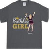 GeckoCustom Personalized Custom Birthday T Shirt, Birthday Girl Shirt, Birthday Gift Unisex T-Shirt / Black Color / S